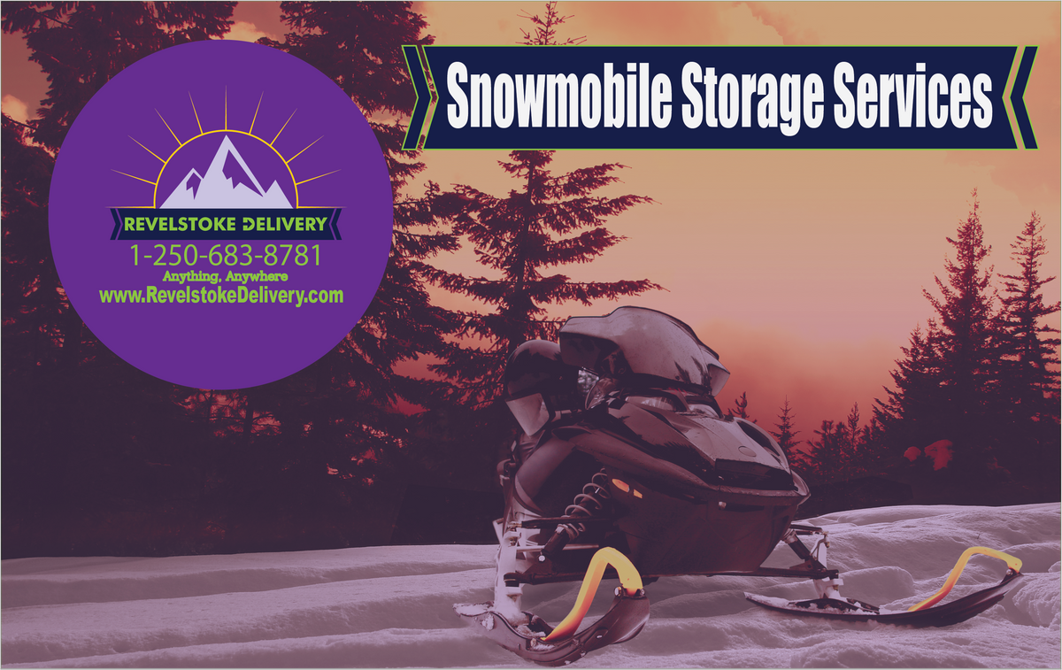 Snowmobile Storage Indoor Revelstoke Delivery