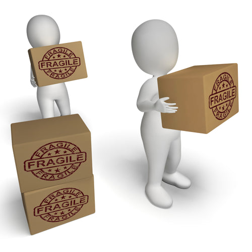 Moving Supplies - Fragile Box Stickers.